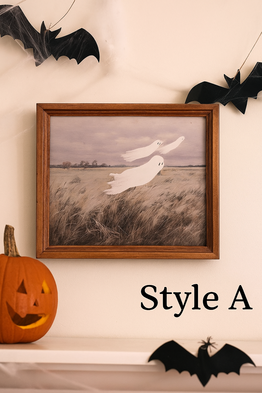 Ghost Landscape Framed Wall Art | 3 Styles
