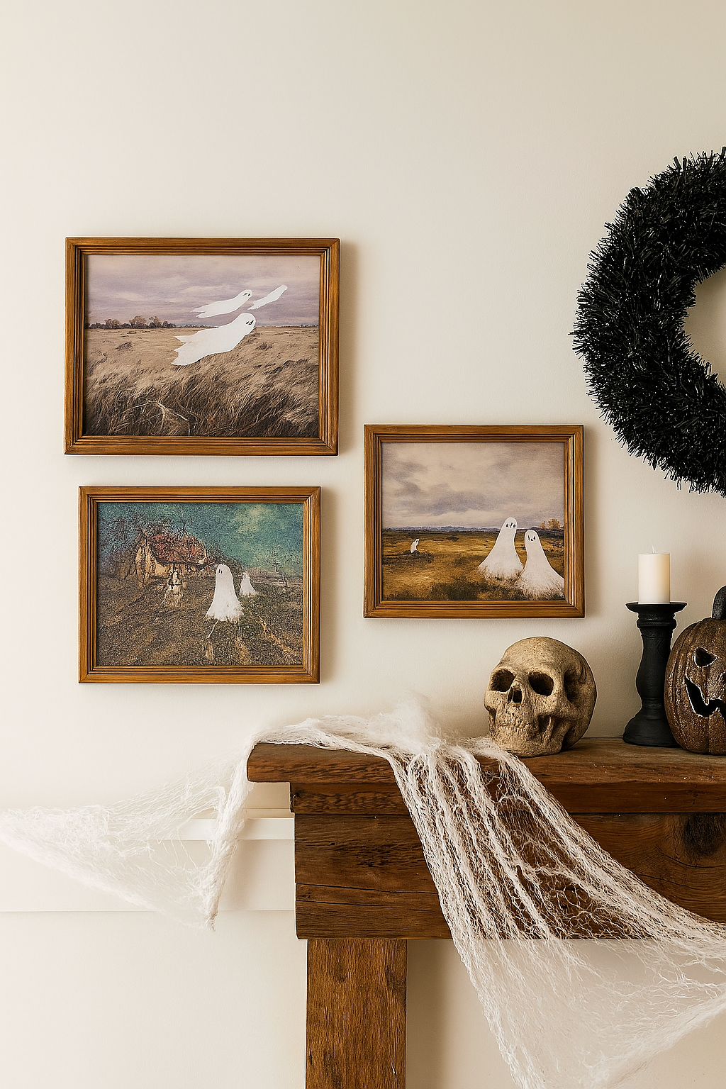 Ghost Landscape Framed Wall Art | 3 Styles