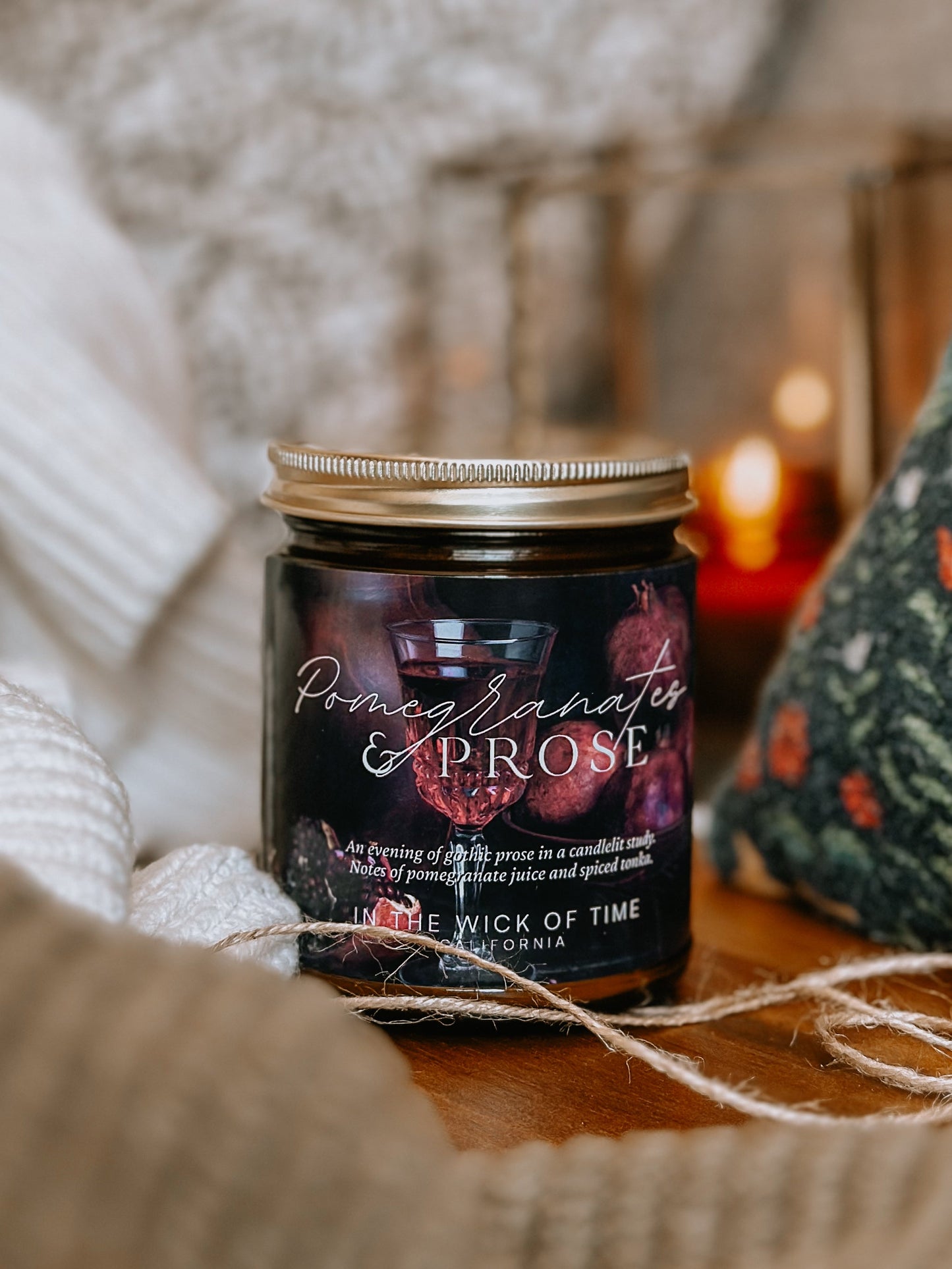 Pomegranates & Prose Candle