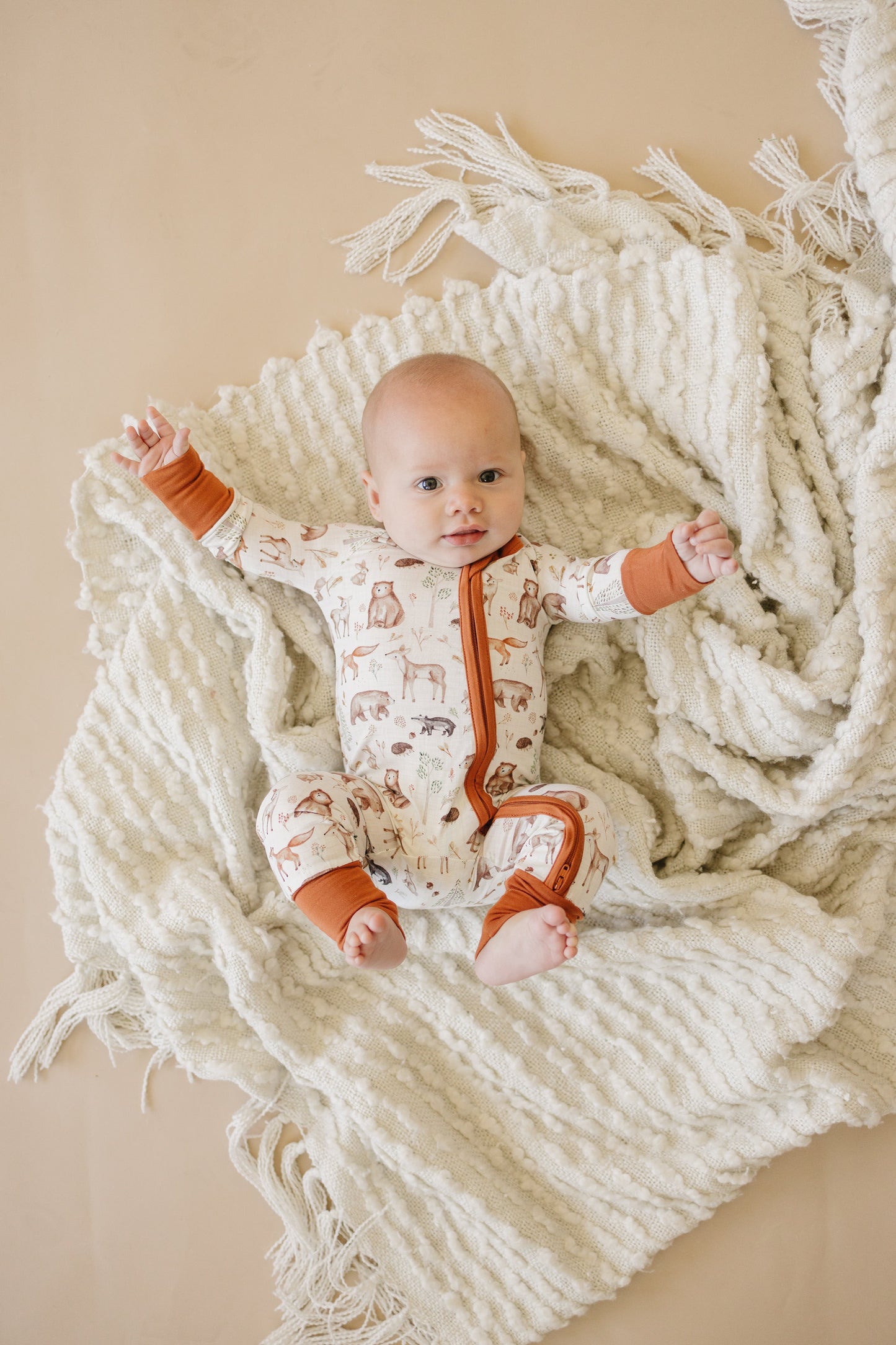 Forest Friends Bamboo Zippy Pajamas
