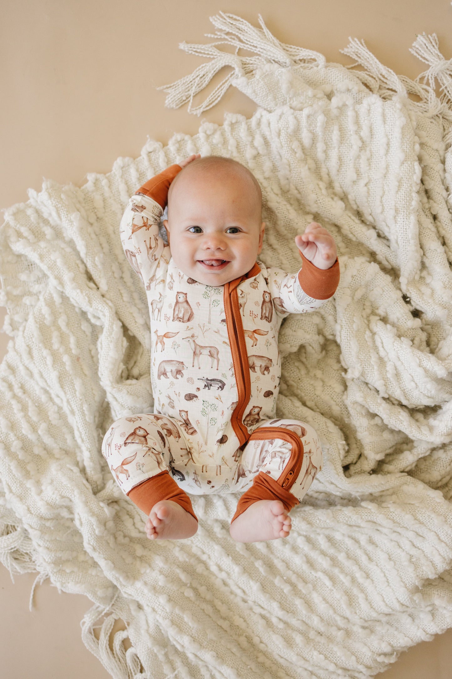 Forest Friends Bamboo Zippy Pajamas