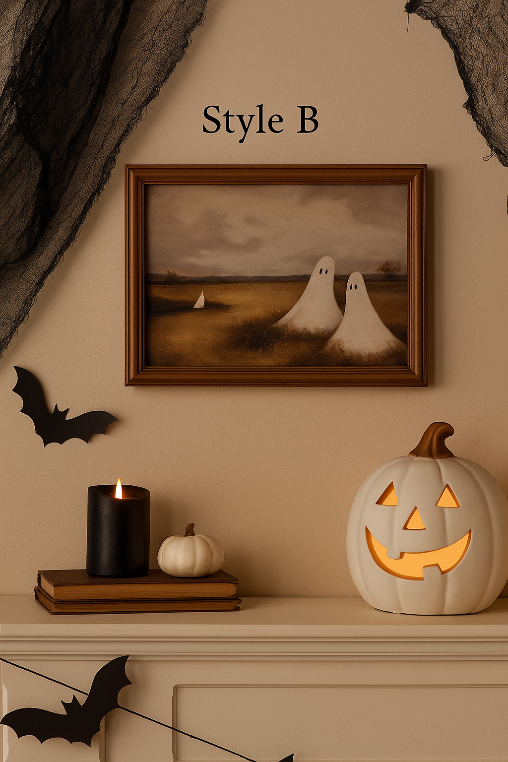 Ghost Landscape Framed Wall Art | 3 Styles