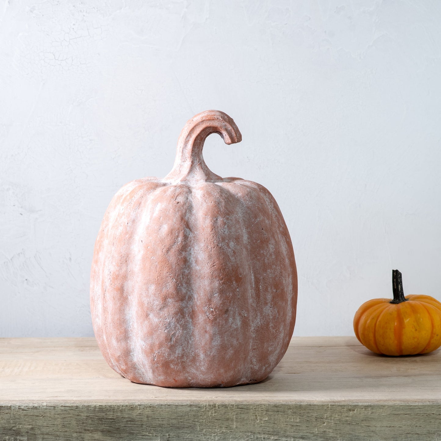Orange Terracotta Pumpkins | 2 Sizes