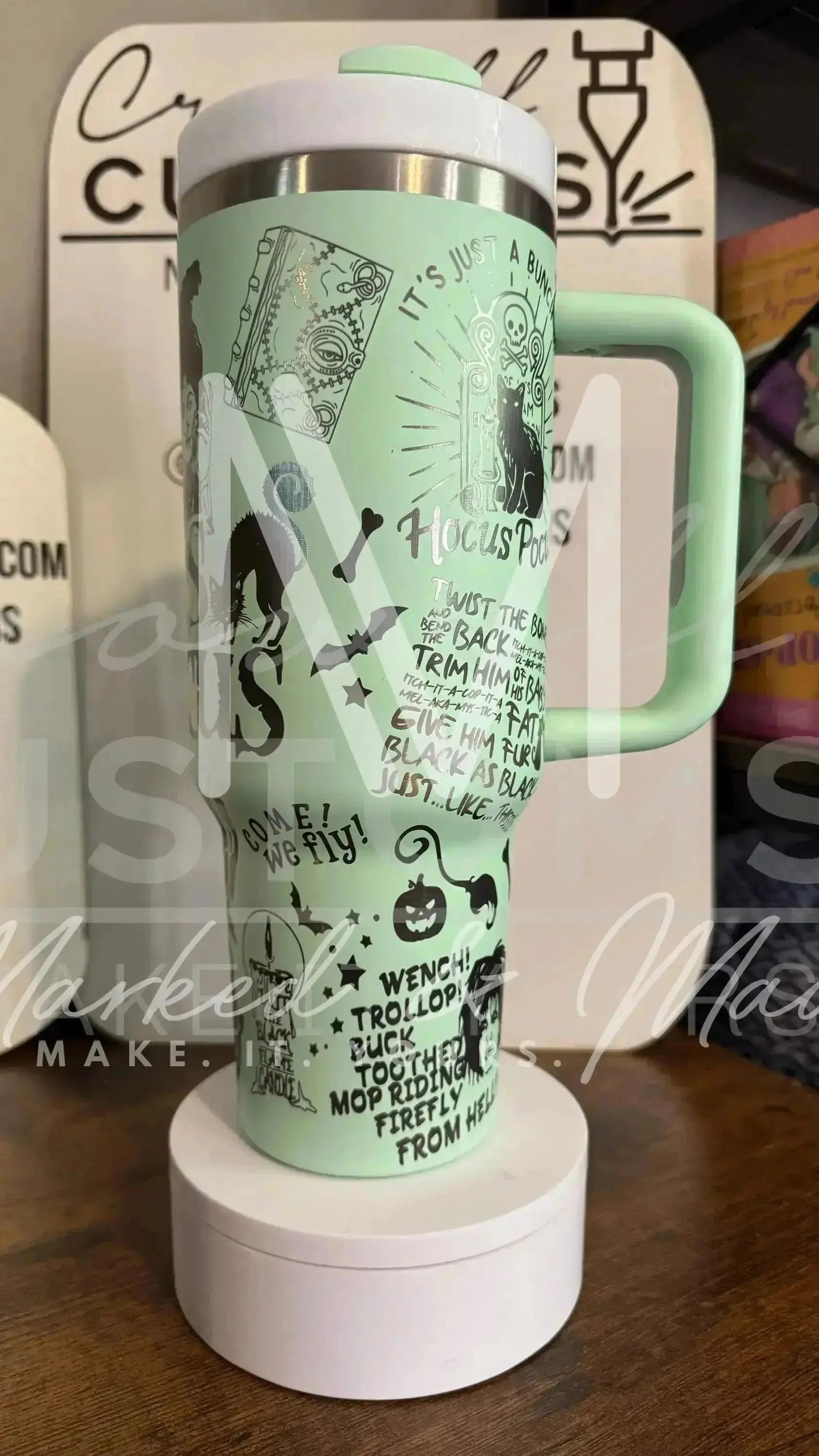 Disney Hocus Pocus Halloween Engraved Tumbler  | 30oz