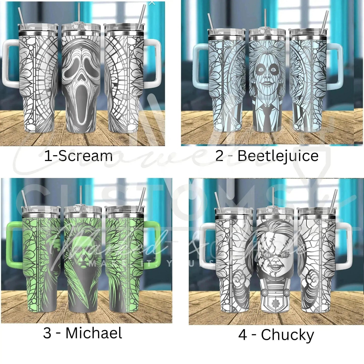 Halloween Tumbler -Choose Your Nightmare - Engraved Tumbler  | 30oz