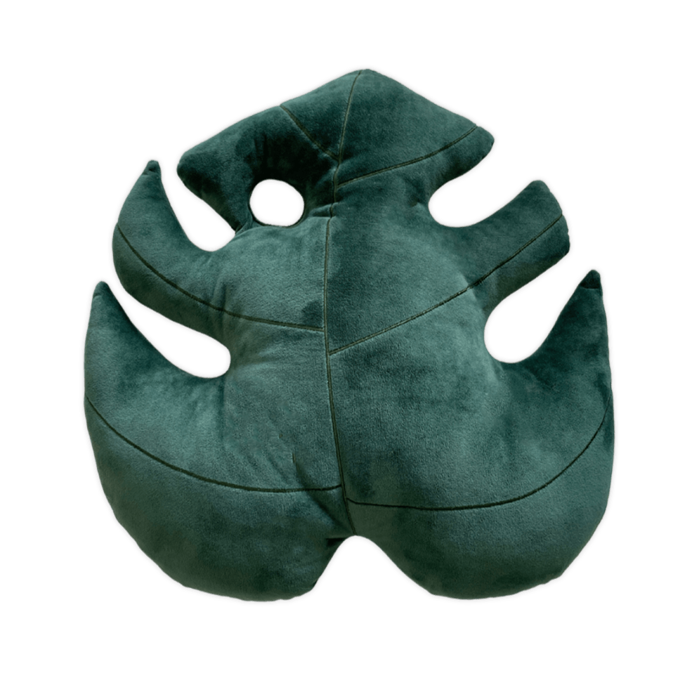 Monstera Deliciosa Leaf Pillow